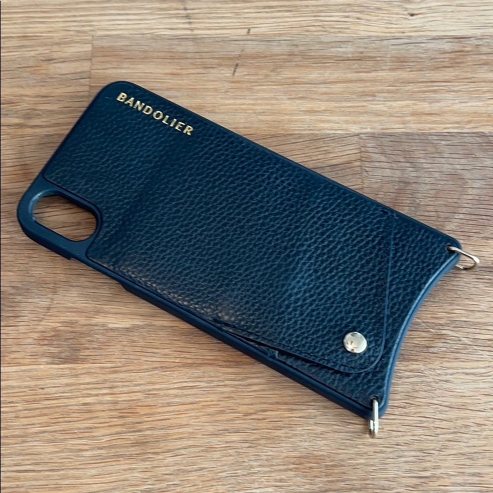 Bandolier black pebbled iPhone XS Max case